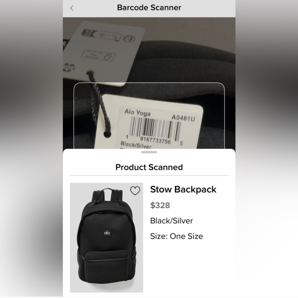 ALO Yoga Classic Black Backpack. NWT. - Picture 13 of 13